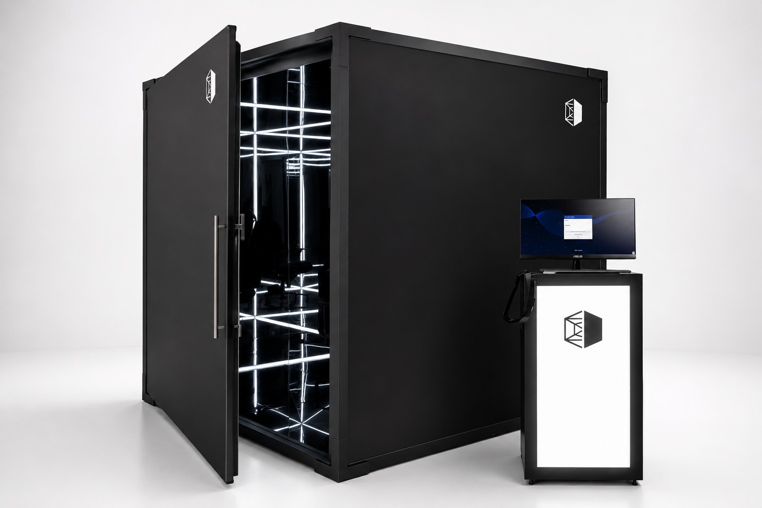The immersion booth used for MindGym sessions.