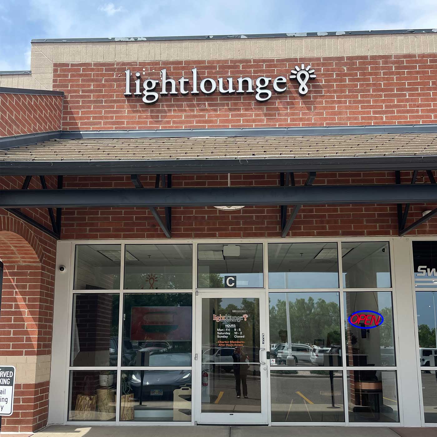 Light Lounge Arvada store front.